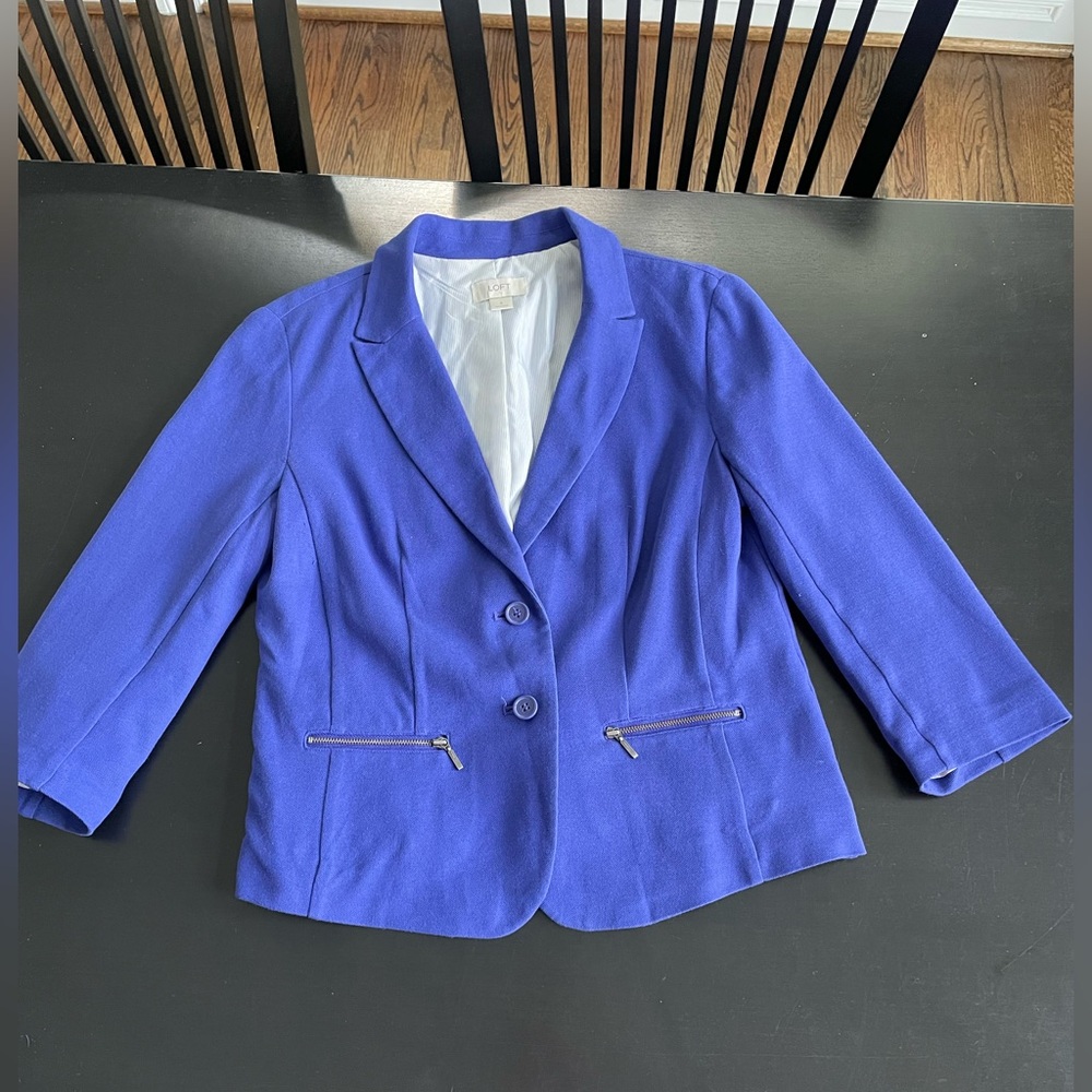 [Ann Taylor Loft] Lightweight Cotton Blazer